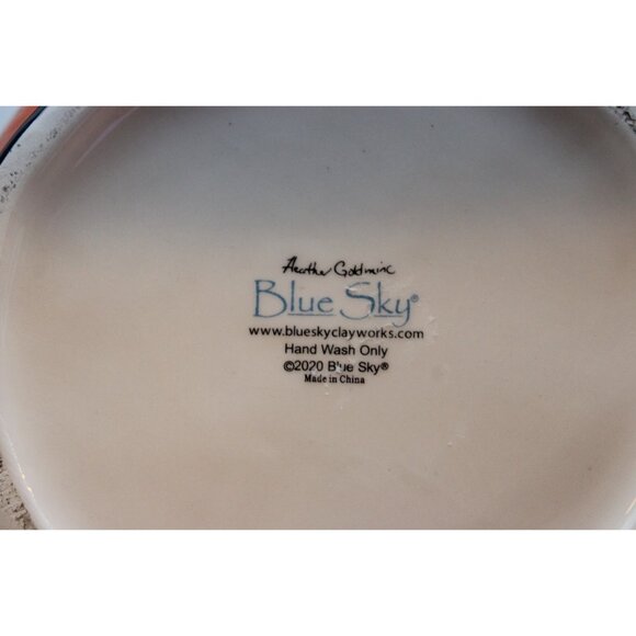 Cookie Jar - Stitch Pumpkin by Blue Sky Pottery  - 12" - Picture 5 of 5